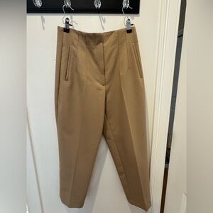 Tan Pleated Trousers